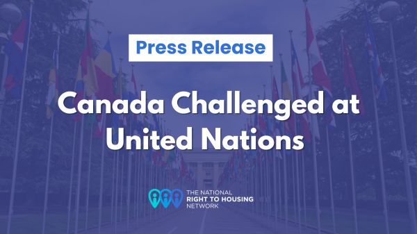 COMMUNIQUÉ DE PRESSE : Le Canada mis en cause aux Nations Unies